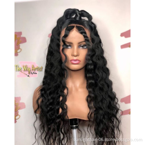 Sunlight glueless lace cantu hair products coiffure cabelo indiano with baby hair extensiones de cabello